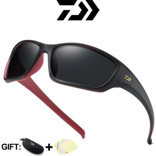 DAIWA 2021 Polarized Sunglasses Mens Driving Shades Male Sun Glasses Camping Hiking Fishing Classic Sun Glasses UV400 Eyewear