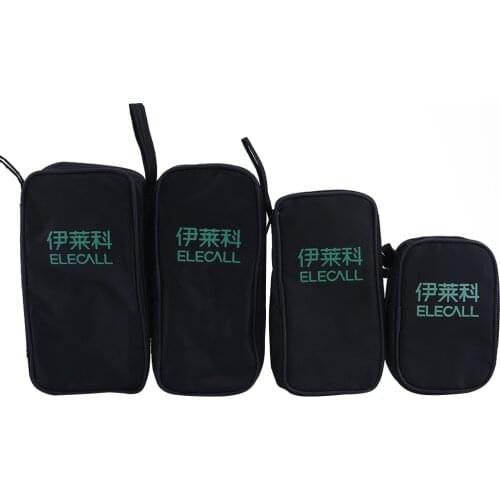 ELECALL tool bag for digital multimeter tool kit black multi-purpose tool bag nylon pouch