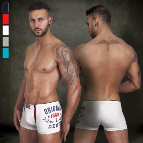 PINGK HEROES Mens Boxer Shorts Polyester Sexy boxershorts Men mens trunks Underwear male boxers roupa interior dos homens