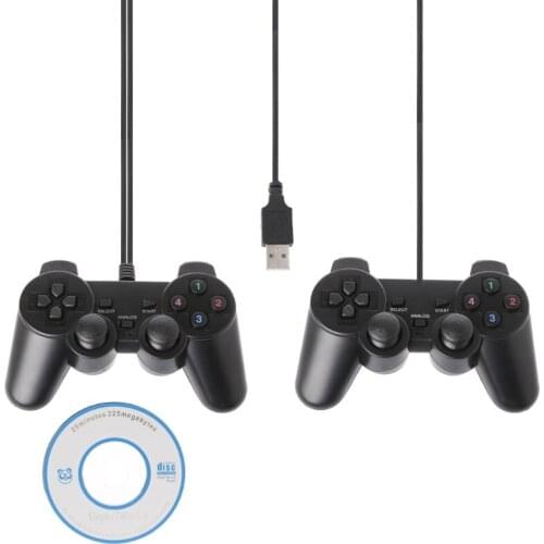 USB 2.0 Gamepad Gaming Joystick Wired Game Controller For PC Computer Laptop