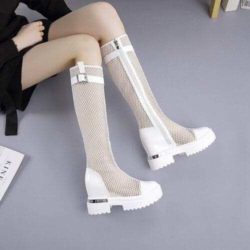 Женские высокие ботинки YIKUO China At AliExpress