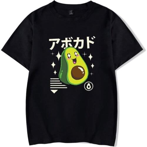 Funny Avocado Graphic T Shirt Kawaii Women/men/kids Short Sleeve T-Shirt Teens Couple Tee Tops Hip Hop Plus Size Ullzang Clothes