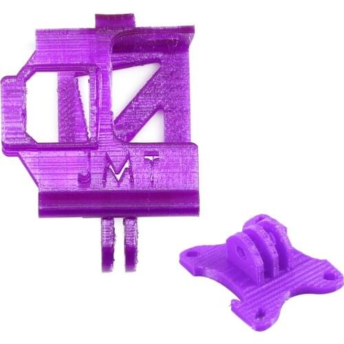 Camera 3D Printed Hold Mount Protective Case with Base Mount for Gopro Hero 7 6 5 Action Camera for RC FPV Racing Drone