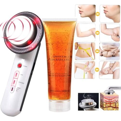 3 in 1 EMS Body Massager Ultrasonic Cavitation Slimming Machine With Fat Burn Slim Cream Gel Cavitation Anti Cellulite Set