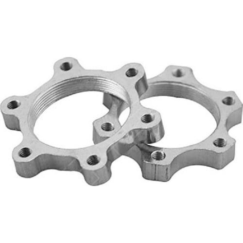 44/48mm MTB Aluminium Alloy MTB Bike Threaded Hubs Disc Brake Rotor Adapter Front & Rear Hub Set Flange Adapter For Bike Accesso