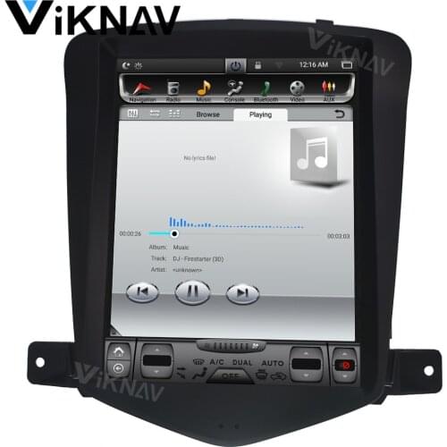 Car navigator video For Chevrolet CRUZE 2009 car auto radio Multimedia Player vertical screen 2din android car GPS navigation