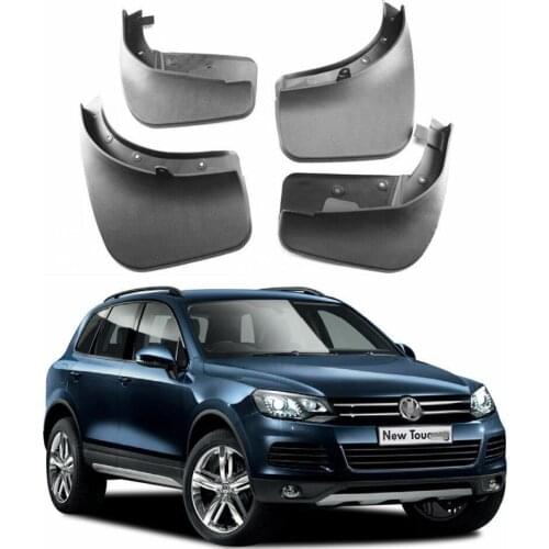 4pcs set OEM For Volkswagen Touareg 2 Mk2 2011 2012 2013 2014 2015 2016 2017 Front Rear Mud Flap Mudguards MudFlaps Car Fenders