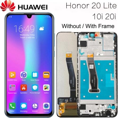 Original Display For Huawei Honor 20 Lite LCD Display Touch Screen Digitizer With Frame For Honor 20 Lite 10i 20i LCD Screen