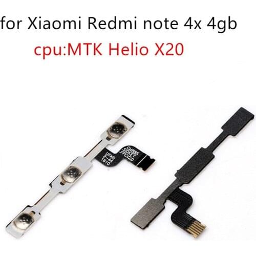 For Xiaomi Redmi Note 4x 4gb MTK Power Volume Side Key Button Flex Cable ON OFF Switch Flex Cable Replacement Repair Parts Test