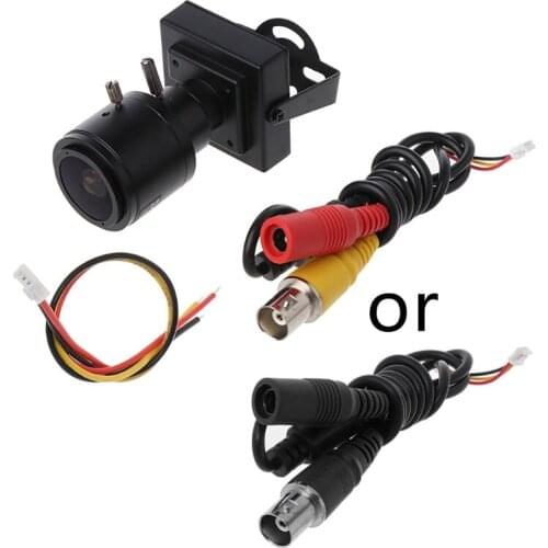 HD 700TVL CMOS 2.8-12mm Zoom Lens Mini CCTV Security Camera Audio Video DIY