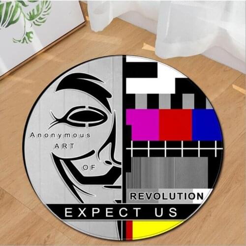 Creative Skull Delicate Round Soft Carpet for Living Room Bedroom Kids Game Rug Home Floor Mat Child Room computer chair rugs