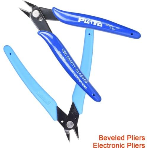 Electrical Wire Cable Cutters Cutting Side Snips Mini Diagonal Pliers Rubber Flush Pliers Nipper 3D Printer Parts Hand Tools