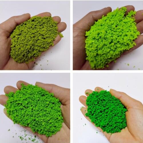 30g/bag Simulation Tree Powder Model Toy Army Green HO Train Building Miniature DIY Scene Making Material Green Plant Tufted