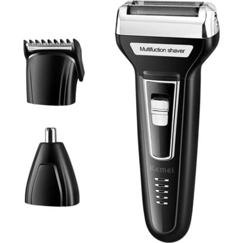 Mens 3in1 professional rechargeable hair shaver beard electric shaver body groomer face electric razor bald head shaving