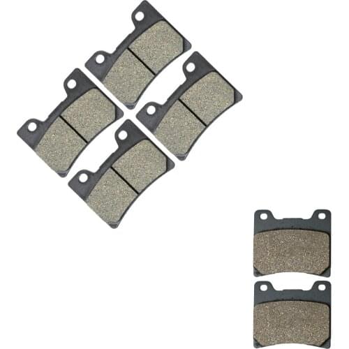 Brake Pill Pads Set for YAMAHA Street FZR1000 FZR 1000 EX UP 3LE F128 1989 1990 Front Rear
