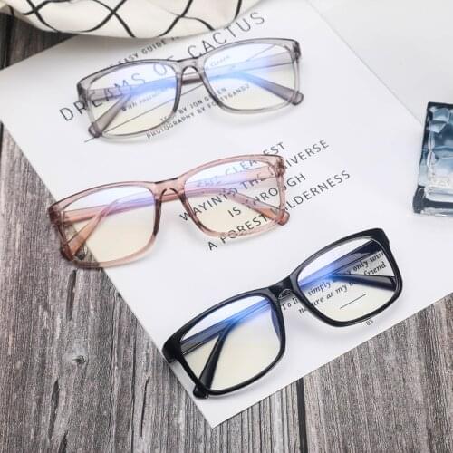 New Fashion Blue Light Blocking Glasses Unisex Clear Lens Computer Goggles Eyeglasses Women Men Anti Blue Light Gaming Glasses
