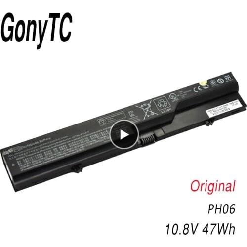 Original PH06 Battery For HP ProBook 4325s 4320s 4321s 420 425 4520s 4326s 4420s 4421s 4425s 4525S 625 HSTNN-LB1A 593572-001