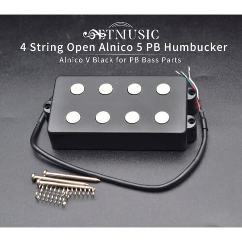Open Bass Guitar Pickup 4 String Double Coil Humbucker Pickup Ceramic Magnet 54MM/57MM for Music Style Bass Guitar Accessories