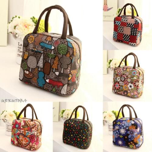 Waterproof Thermal Cooler Insulated Lunch Bag Portable Tote Picnic Box Handbag