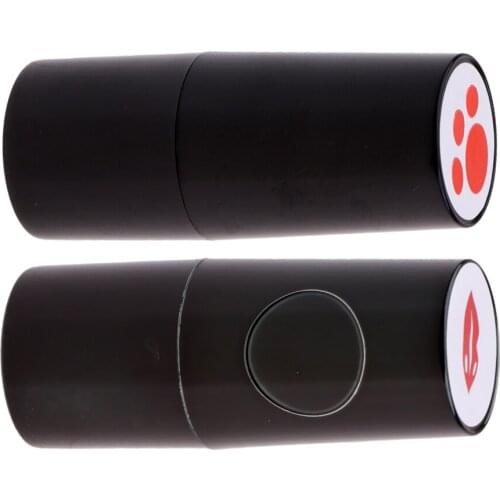 2Pcs Plastic Lightweight Golf Ball Stamp Stamper, Marker Impression Seal - Long Lasting & Quick-dry - Paw & Lips Shaped