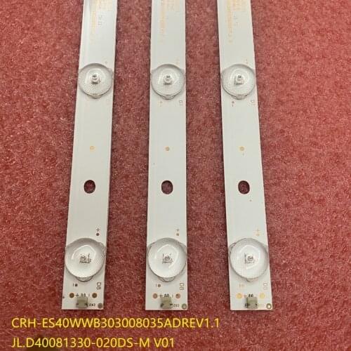 3pcs LED bar For Thomson T40D16SF-01B 40L1600C 40L2600C TH-40D400C JL.D40081330-020DS-M CRH-ES40WWB303008035ADREV1.1