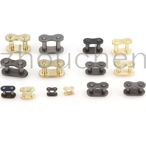 4pc/lot 25H/T8F/415H/420/428/428H/520/530 Chain Master Link Pocket Dirt Pit ATV Quad Go Kart E Gas Scooter Motorcycle