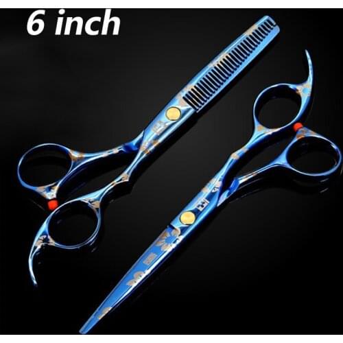 5.5" 6" Professional Hairdressing Scissors Cutting Thinning Scissors Barber shears Blade Styling Tools
