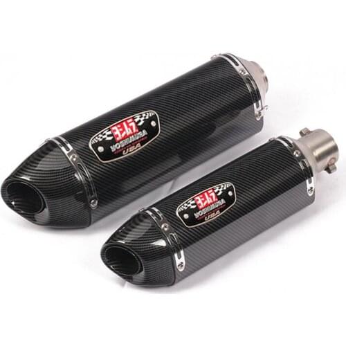 51mm Universal Motorcycle Exhaust Muffler Exhaust DB killer Escape Moto With STICKER for CBR1000 Tmax530 F650GS R6 Z900 Z250