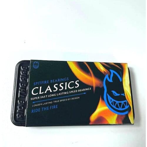 Spitfire Bearing Model 608 Steel High Speed Low Friction High Quality Skateboard Accessories, 8 Pieces