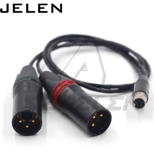 Audio Connector ta5f 5pin Female to 2 XLR 3pin male
