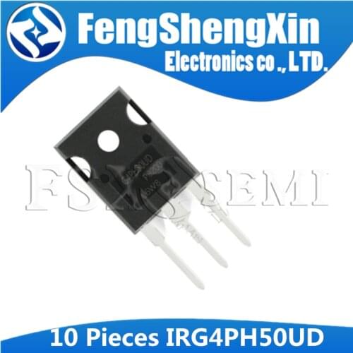 10PCS IRG4PH50UD TO-3P IRG4PH50 TO-247 G4PH50UD INSULATED GATE BIPOLAR TRANSISTOR WITH ULTRAFAST SOFT RECOVERY DIODE