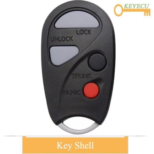 KEYECU Remote Control Car Key Shell Case Housing for Nissan Maxima Sentra Pathfinder Xterra for Infiniti I30, Fob 3+1 4 Buttons