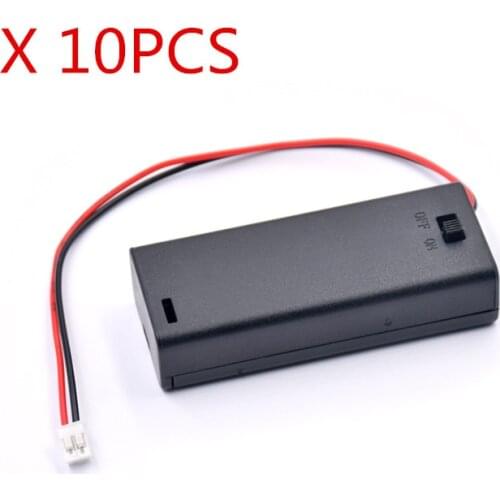 10pcs micro:bit Battery Holder Case Cover Shell with switch for 2pcs AAA Batteries for Microbit Development Board