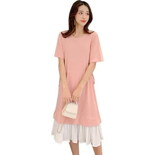 Long Vestidos Maternity Dresses For Pregnant Women Clothe Elegant Pleated Pregnancy Dress Maternity Clothing Pregnant Dress new