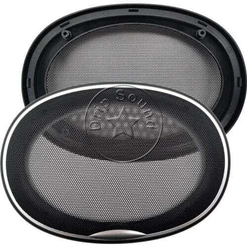 For 6"x9" 6x9 inch Speaker Grill Cover Car Audio Decorative Circle Metal Mesh Grille Protection