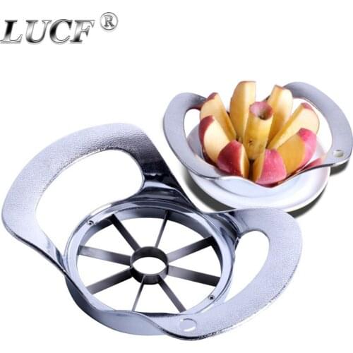 Hot Sale Useful Big Apple Cutter Zinc Alloy Anti-slipping handle Fruit Slicer Corer Pear Melon Divider Kitchen Tool for Home