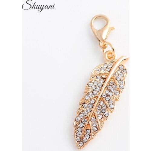 New Items 20pcs/lot Gold Maple Leaf Dangle Charm Fit Glass Memory Locket Free Shipping CM505