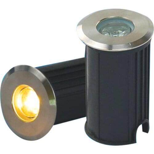IP68 3W 1W LED Underground light Ground Garden Path Floor Lamp Outdoor Underground Buried Yard Lamp Landscape Light 85-265V DC12