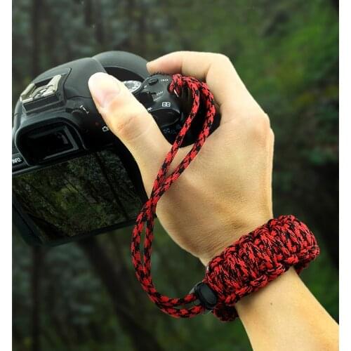 Camera Wrist Hand Strap for Canon EOS R5 R6 RP 5DII 5D3 5DIV 6DII 80D 90D 770D 800D 250D SL3 SL2 Grip Paracord Braided Wristband