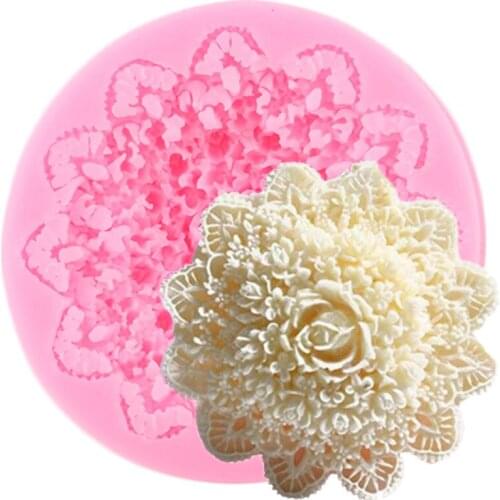 3D Rose Soap Silicone Mold DIY Chocolate Fondant Cake Decorating Tools Kitchen Baking Mould Polymer Resin Candy Clay Moulds