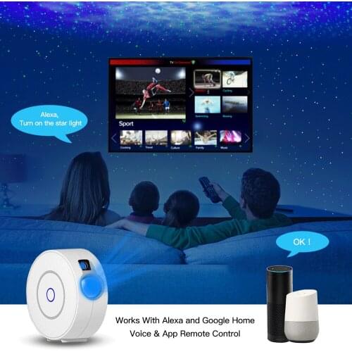 APP Controlled Laser Starry Night Light LED Starry Sky Projector Lamp Remote Control Stage Laser Projector Night Lamp Lighting