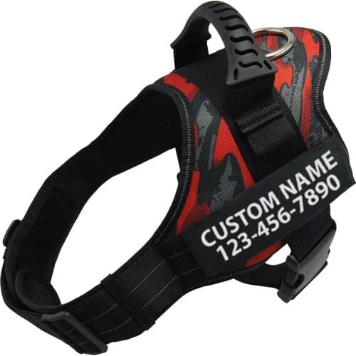 Reflective Adjustable Chest Strap Custom Label K9 Harness For Small Medium Large Dogs Pet Supplies Dog Accessories Dropshipping