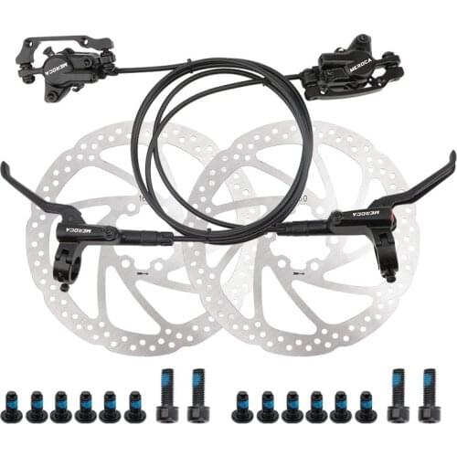 MT420 MTB Brake bicycle Hydraulic 160mm Disc Brake Four-piston front Right / left rear brake 800 / 1400mm bike oil brake
