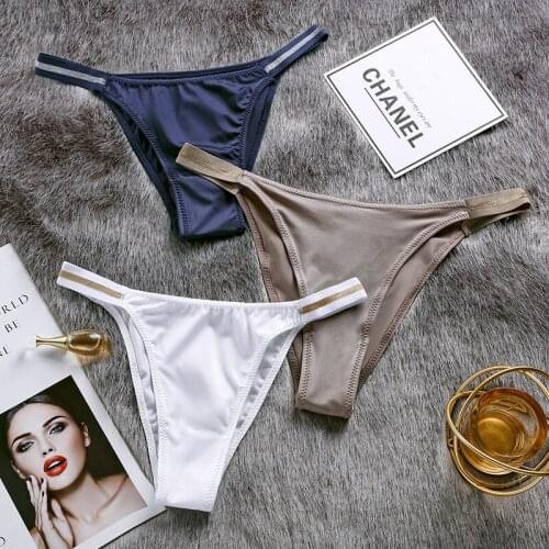 Women G string Panties Seamless Underwear Sexy Panties Female Underpants Thong Solid Color Pantys Lingerie Size S-XL