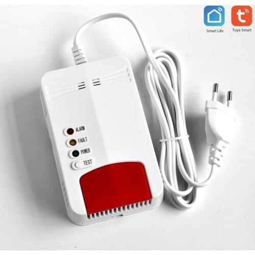 Tuya graffiti smart home WIFI gas detector gas alarm APP warning notice