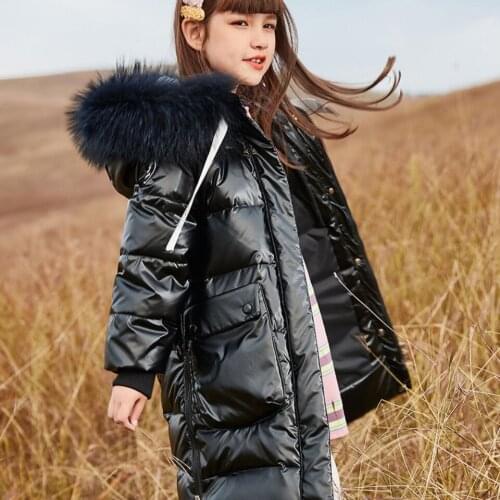 Winter Parkas Baby Boys Girls Down Outerwear For 3 4 6 8 10 12 Yrs Kids Girl Boy Coats Fashion Warm Kids Girl Winter Clothes