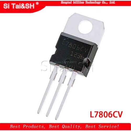 10PCS L7806CV TO220 L7806 TO-220 7806 LM7806 MC7806 new and original IC