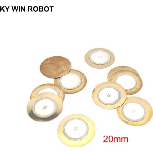 100 Pcs/Lot Piezoelectric Piezo Ceramic Wafer Plate Buzzer Loudspeaker Dia 20mm For Arduino Diy
