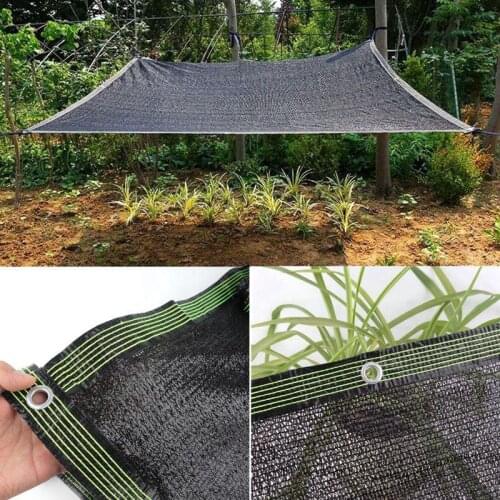 3pin 45% Shading Garden Sunshade Net UV Protection Black Sun Shade Cloth Greenhouse Succulents Plants Sun Shelter Sun Shade Net