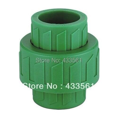 Free Shipping Green Enviroment friendly Butt Fusion PPR New Unions DN20 Fitting Connector for Farm water pipe garden irrigation